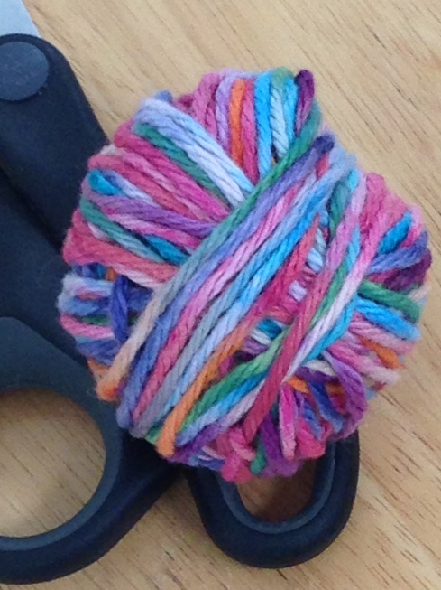 Hand dyed yarn.