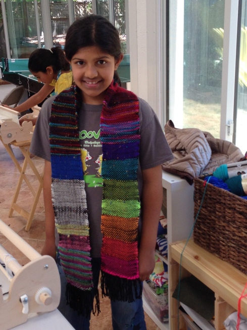4th grader scarf.